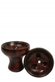 Чаша Goliath bowls TURKISH Kaloud Red Black Marble для кальяна