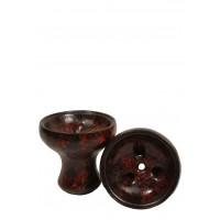 Goliath bowls TURKISH Kaloud Red Black Marble — чаша для кальяна