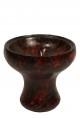 Чаша Goliath bowls TURKISH Kaloud Red Black Marble для кальяна. Фото 2.