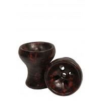 Goliath bowls TURKISH Red Black Marble — чаша для кальяна