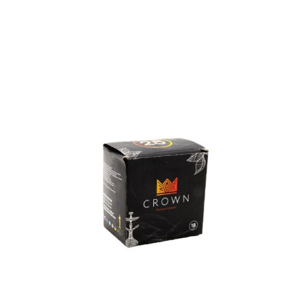 Crown 18 кубиков — кокосовый уголь для кальяна