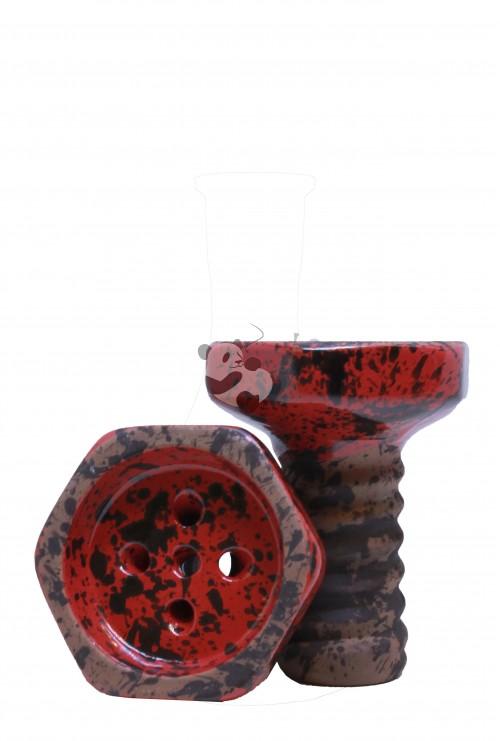 Telamon Evil Screw Bowl Glaze Red — чаша для кальян