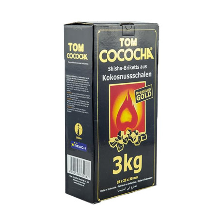 Tom Cococha Green 3 кг &mdash; кокосове вугілля для кальяну