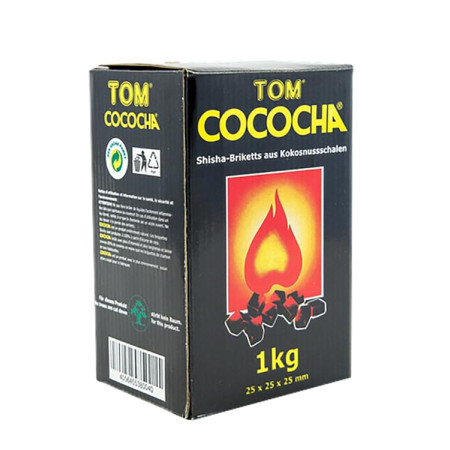Tom Cococha Yellow — кокосовый уголь для кальяна