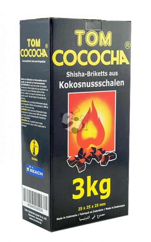 Tom Cococha Yellow — уголь для кальяна кокосовый
