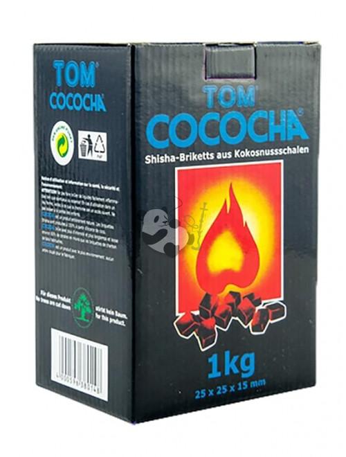 Tom Cococha Blue — уголь для кальяна кокосовый
